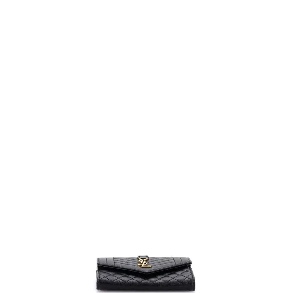Classic Monogram Flap Wallet Mixed Matelasse Leather Small - Picture 4 of 6